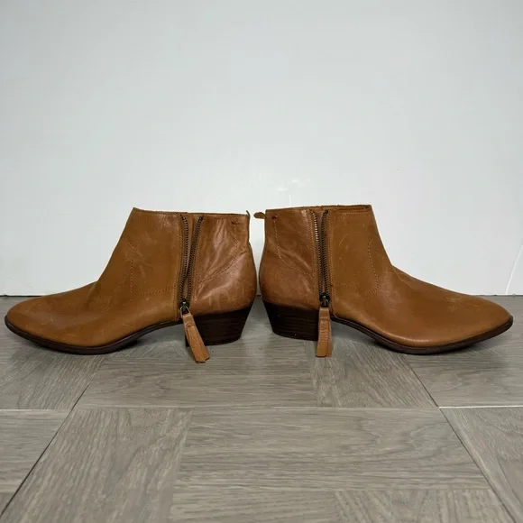 Lucky Brand Blandre Brown Leather Bootie 9 1/2 M - Picture 5 of 8